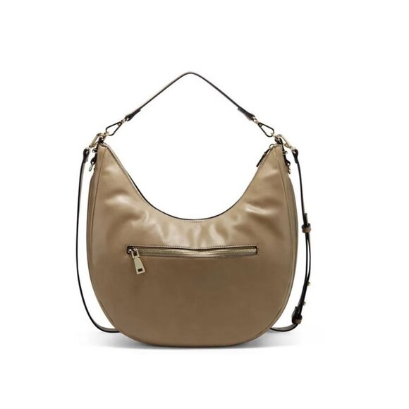 INC Kolleene faux-leather expandable women's Large hobo crossbody bag-CAMEL/TAN - Picture 2 of 13
